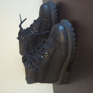 Toddler Timberland Black Boots Size 7